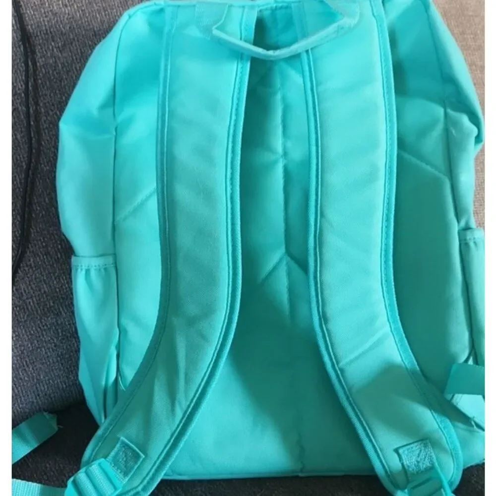 Green Eastport backpack 4 book capacity Laptop sleeve Water bottle pockets NWT
